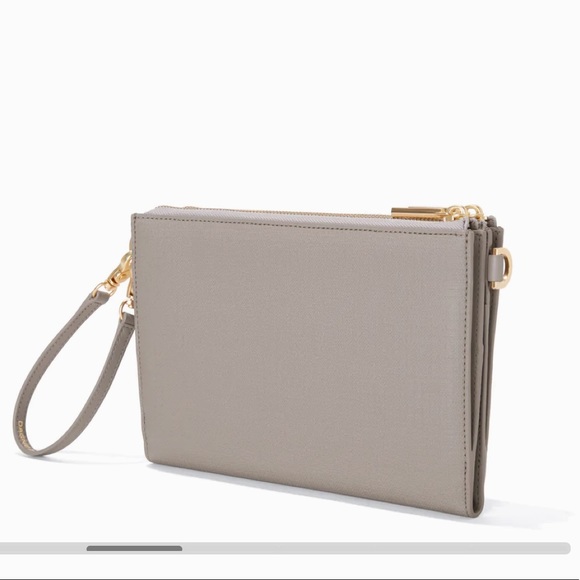 💥LAST ONE💥 NWT Dagne Dover Essential Canvas Wallet in Blush - Picture 2 of 16